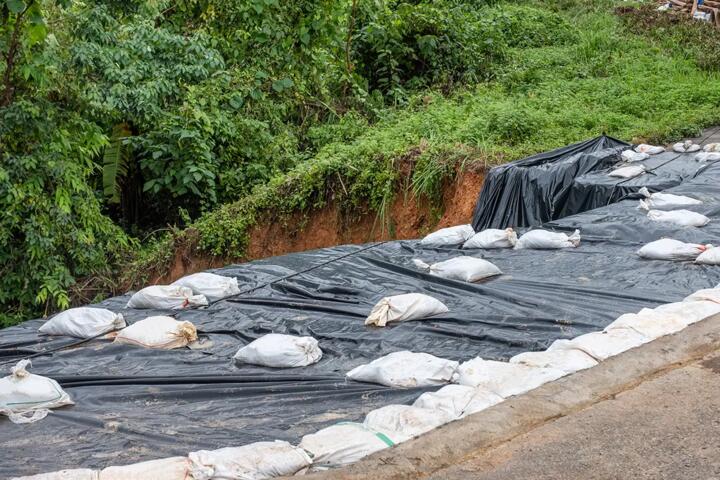 Erosion Control on Slopes: Using Plants and Geo-Textiles
